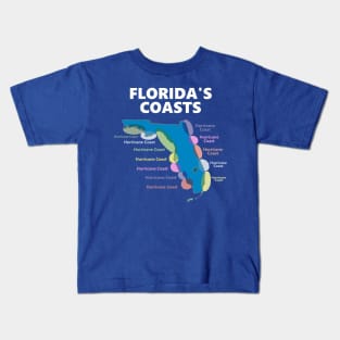 Florida's Coasts Kids T-Shirt